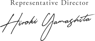 Representative Director Hiroki Yamashita
